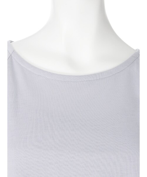 dazzlin（ダズリン）の「【green】ゆるレイヤードＴシャツ（トップス・レディース・イエロー/ブルー/ネイビー・F(Tシャツ)/F(キャミソール)）」の7枚目の写真