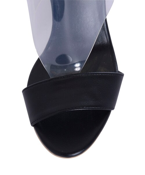 EMODA（エモダ）の「clear coverサンダル（シューズ・レディース・ホワイト/ブラック/ベージュ）」の7枚目の写真