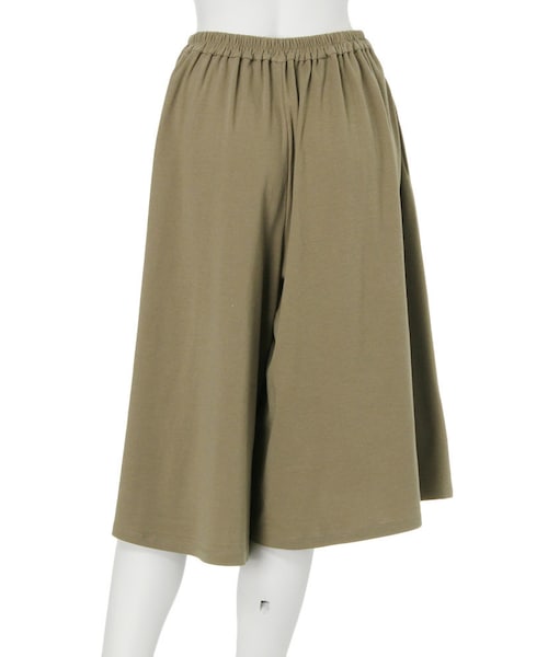 MERCURYDUO（マーキュリーデュオ）の「【LUX】 スムースフレアカットパンツ（パンツ・レディース・グレー/ブラック/カーキ・F）」の6枚目の写真