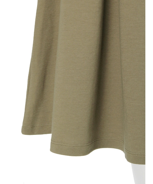 MERCURYDUO（マーキュリーデュオ）の「【LUX】 スムースフレアカットパンツ（パンツ・レディース・グレー/ブラック/カーキ・F）」の9枚目の写真