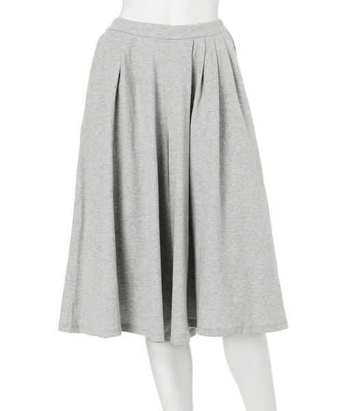 MERCURYDUO（マーキュリーデュオ）の「【LUX】 スムースフレアカットパンツ（パンツ・レディース・グレー/ブラック/カーキ・F）」の2枚目の写真