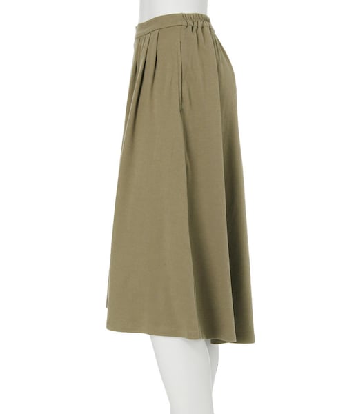 MERCURYDUO（マーキュリーデュオ）の「【LUX】 スムースフレアカットパンツ（パンツ・レディース・グレー/ブラック/カーキ・F）」の5枚目の写真