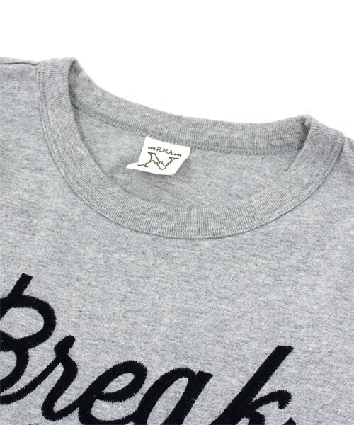 RNA-N（アールエヌエーエヌ）の「ブレックファスト ベーシックTシャツ（トップス・レディース・ホワイト/グレー/キナリ・M）」の4枚目の写真