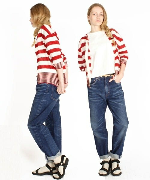 RNA-N（アールエヌエーエヌ）の「USED風ストレートデニム（パンツ・レディース・ヴィンテージブルー・S/M）」の3枚目の写真