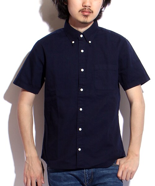 FREAK'S STORE（フリークスストア）の「OXB.D 半袖 SHIRT（トップス・メンズ・ホワイト/マスタード/サックスブルー/ブルー/ネイビー・S/M/L）」の5枚目の写真