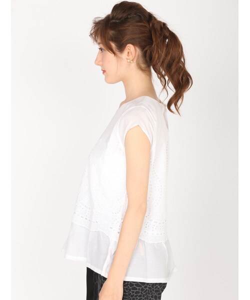 BEAVER（ビーバー）の「LC5850/BLOUSE（トップス・レディース・WHITE・F）」の2枚目の写真