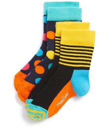 Happy Socks | Happy Socks 'Big Dot' Socks (2-Pack) (Baby & Walker)(ソックス/靴下)
