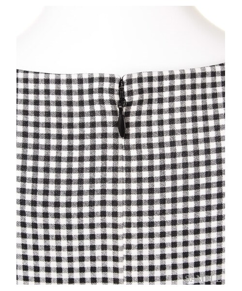 FRAY I.D(フレイアイディー)の「フリルブラウス(ブラウス・レディース・WHT/BLK/WHTxBLK・0/1)」の8枚目の写真