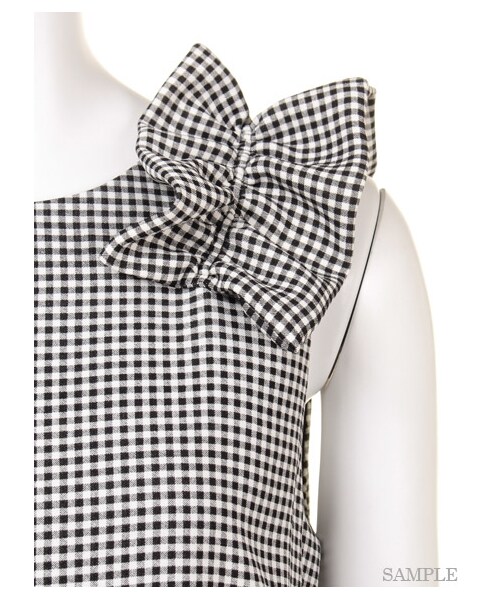 FRAY I.D(フレイアイディー)の「フリルブラウス(ブラウス・レディース・WHT/BLK/WHTxBLK・0/1)」の9枚目の写真