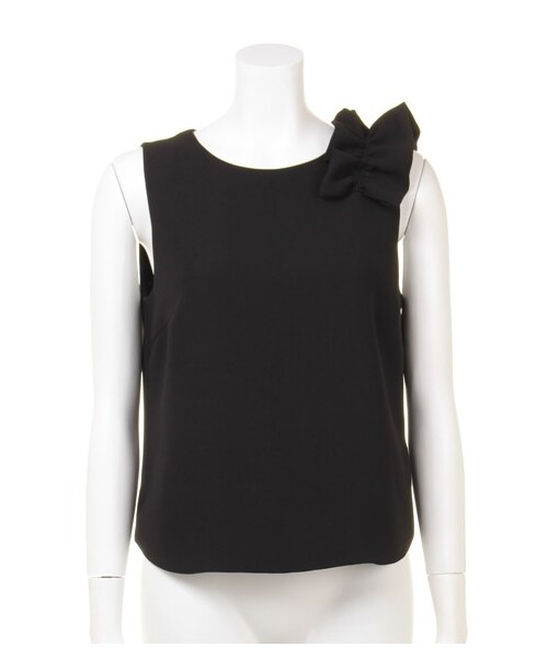 FRAY I.D(フレイアイディー)の「フリルブラウス(ブラウス・レディース・WHT/BLK/WHTxBLK・0/1)」の2枚目の写真