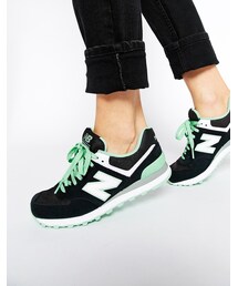 NEW BALANCE | New Balance 574 Black Suede Sneakers(スニーカー)