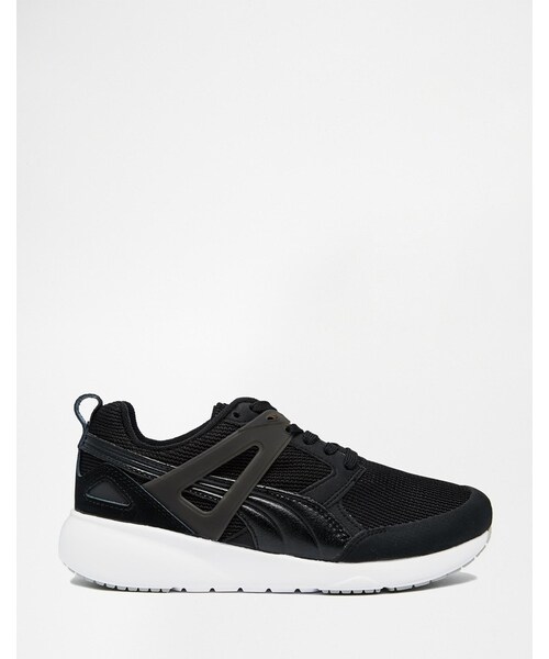 PUMA(プーマ)の「Puma Aril Black and White Sneakers(スニーカー・レディース・black・US 6.5/US 7.5/US 10.5/US 8.5/US 5.5/US 9.5)」の2枚目の写真