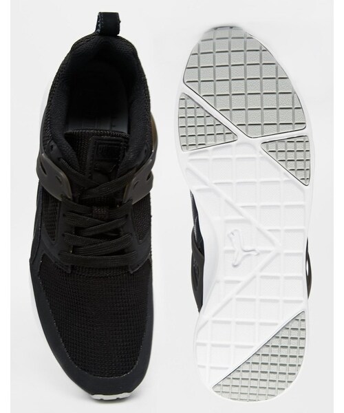 PUMA(プーマ)の「Puma Aril Black and White Sneakers(スニーカー・レディース・black・US 6.5/US 7.5/US 10.5/US 8.5/US 5.5/US 9.5)」の4枚目の写真