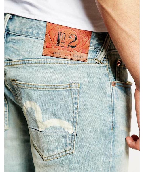 EVISU（エヴィス）の「Evisu Jeans 2023 Skinny Fit Japanese Bleach