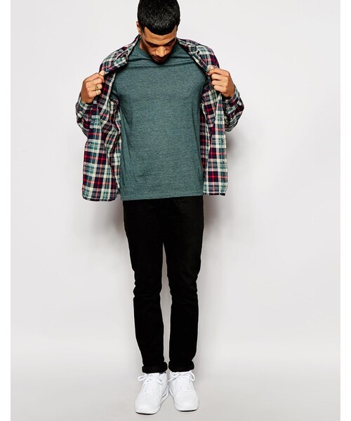 asos(エイソス)の「ASOS BRAND ASOS 3/4 Sleeve T-shirt With Crew Neck(Tシャツ/カットソー・メンズ・green・L-Chest 40-42"/XXS-Chest 32-34"/XXXS-US Chest 30-32in (76-81cm)/M-Chest 38-40"/S-Chest 36-38"/XL-Chest 42-44"/XS-Chest 34-36"/XXXL-Chest 46-48in (116-121cm)/XXL-Chest 44-46")」の3枚目の写真