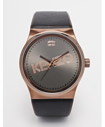 KENZO | Kenzo Logo Bronze Detail Watch(アナログ腕時計)