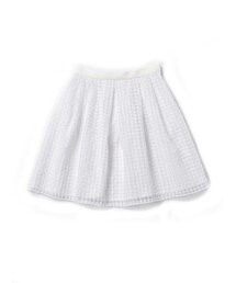 31 Sons de mode | オーガンジー刺繍タックスカート(スカート)