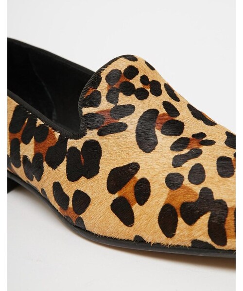 asos(エイソス)の「ASOS BRAND ASOS Loafers in Leopard Skin Effect(その他シューズ・メンズ・yellowblack・US 6)」の2枚目の写真