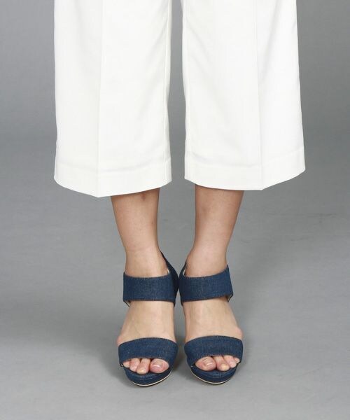 Andemiu（アンデミュウ）の「【BAILA6月号掲載】ストレートクロップドパンツ（パンツ・レディース・オフホワイト11/カーキ78/ブルー80・S/M）」の15枚目の写真