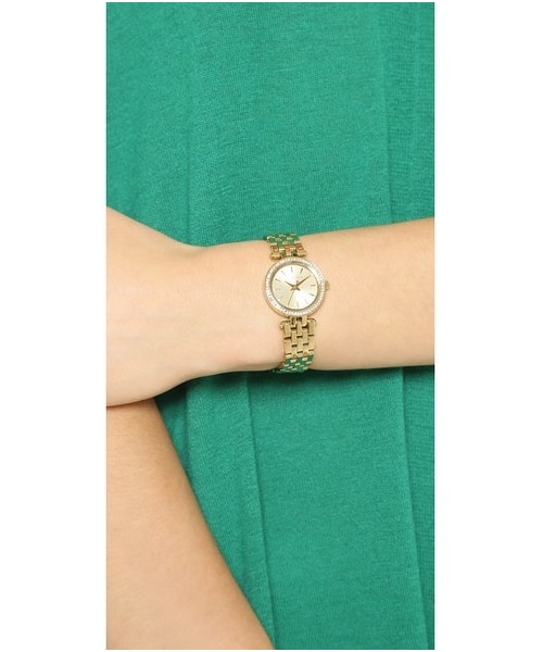 MICHAEL KORS(マイケルコース)の「Michael Kors Petite Darci Watch(アナログ腕時計・レディース・Gold・One Size)」の3枚目の写真
