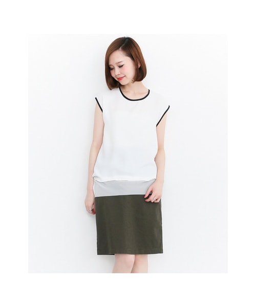 KBF(ケイビーエフ)の「ミリタリータイトスカート(スカート・レディース・CAMOUFLAGE/KHAKI/OFF・one)」の7枚目の写真