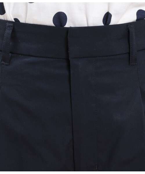 VIS(ビス)の「タイプライターガウチョパンツ(パンツ・レディース・ベージュ/ネイビー・S/M)」の6枚目の写真