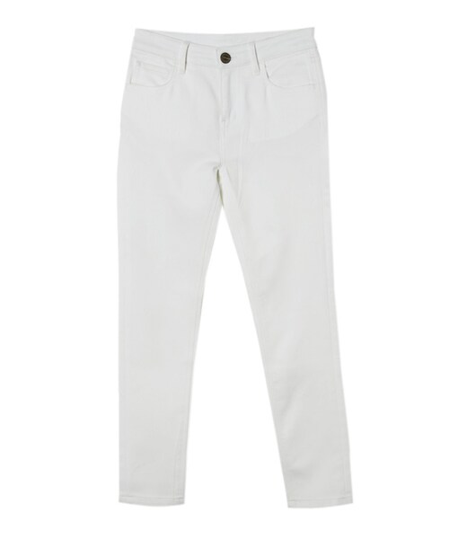 LAGUNAMOON(ラグナムーン)の「Styleupパンツ(パンツ・レディース・ホワイト/ブラック/インディゴ・S/M)」の1枚目の写真