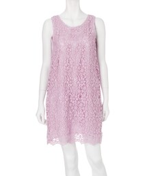 MERCURYDUO | 【DUO】 フラワーレースタンクワンピース(ワンピース/ドレス)