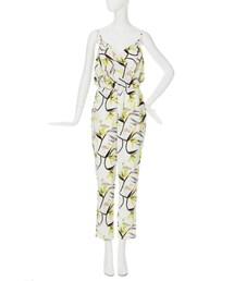 MURUA | 【FEMININE】フラミンゴフラワーオールインワン(オールインワン・サロペット)