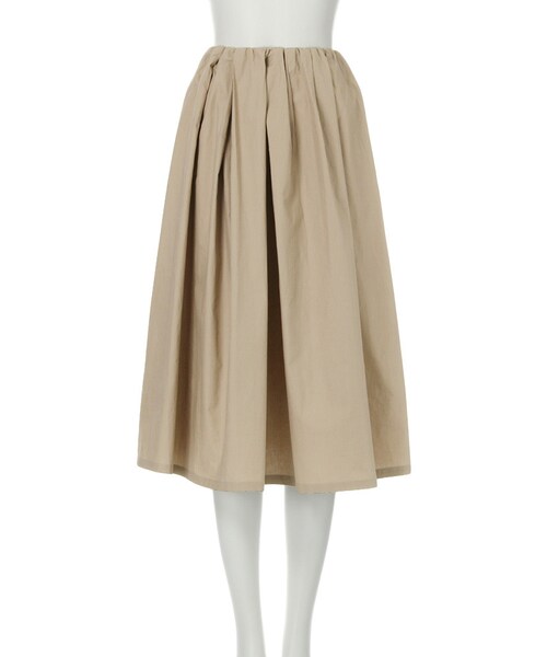 MURUA（ムルーア）の「【FEMININE】タイプライターボリュームスカート（スカート・レディース・ブラック/ベージュ・1/2）」の3枚目の写真