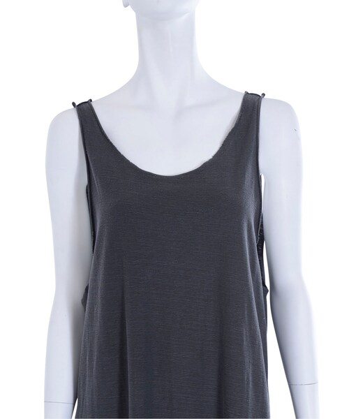 Ungrid(アングリッド)の「スリットカットマキシワンピ(ワンピース/ドレス・レディース・ホワイト/チャコールグレー/ネイビー・F)」の9枚目の写真