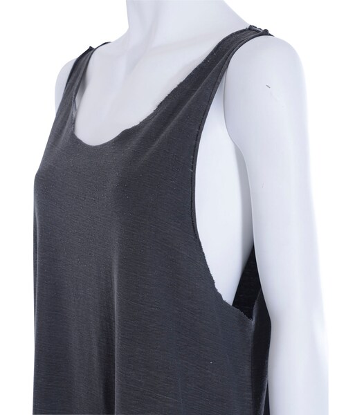 Ungrid(アングリッド)の「スリットカットマキシワンピ(ワンピース/ドレス・レディース・ホワイト/チャコールグレー/ネイビー・F)」の11枚目の写真