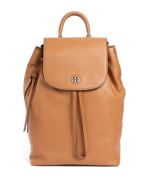 Tory Burch,Tory Burch 'Brody' Leather Drawstring Backpack - WEAR