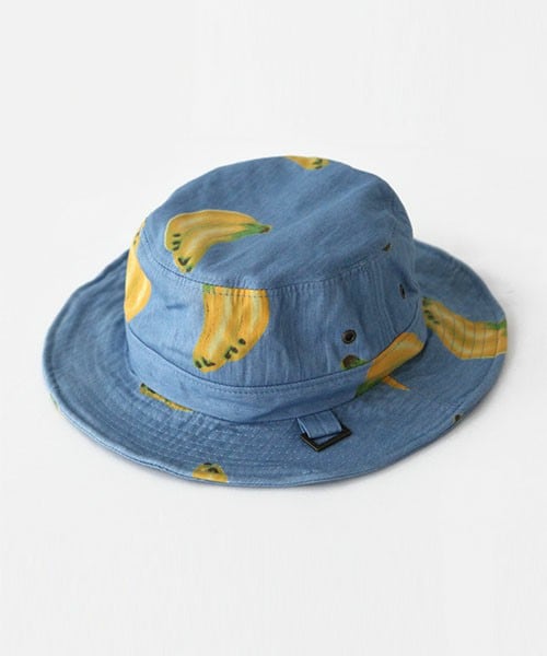 DHOLIC（ディーホリック）の「フルーツプリントバケットハット（ハット・レディース・ライトブルーデニム/ブルーデニム・FREE）」の2枚目の写真