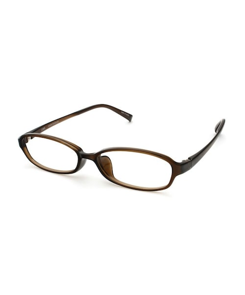 JINS(ジンズ)の「シンプル&ベーシックな超軽量弾力素材のメガネ【Air frame MEN BASIC】シリーズ(スクエア・メンズ・ネイビー/ブラウン/グレー/ブラック・53□15-145○28 (Mediumのみ))」の4枚目の写真