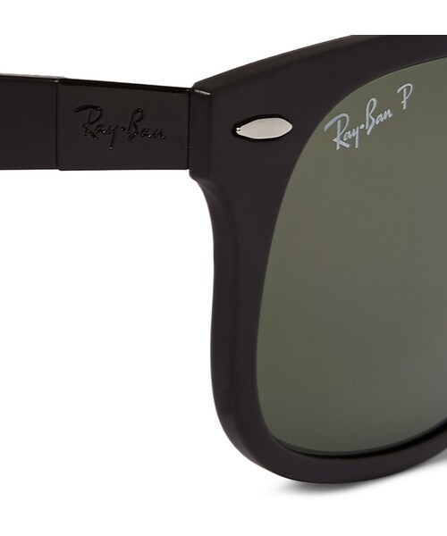Ray-Ban（レイバン）の「Ray-Ban Wayfarer Folding Acetate Sunglasses（サングラス・メンズ・Black・One Size）」の4枚目の写真