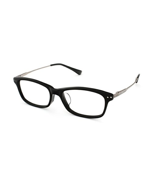 JINS（ジンズ）の「美しく高級感あふれるデミ柄のクラシカルなコンビフレーム【JINS CLASSIC -TRADITIONAL-】シリーズ（ウェリントン・メンズ・ネイビー/ブラウンデミ/イエローブラウンデミ/ブラック/グレーデミ・53□17-145○35 (Largeのみ)）」の2枚目の写真