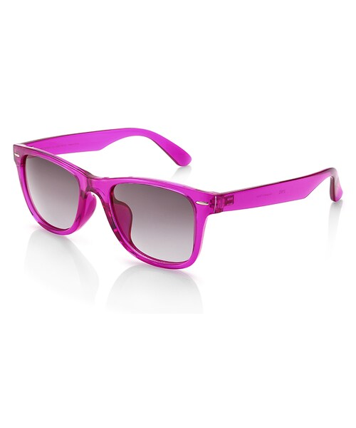 JINS（ジンズ）の「【Sunglasses -Colors-】サングラス カラーズ（サングラス・クリア/オレンジ/グリーン/ピンク/パープル/ブルー/イエロー/ブラウン/ミルキーピンク/ミルキーグリーン/ミルキーベージュ/スカイブルー/ホワイト・51□20-150○41 (Largeのみ)）」の11枚目の写真