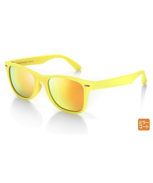 JINS（ジンズ）の「【Sunglasses -Colors-】サングラス カラーズ（サングラス・クリア/オレンジ/グリーン/ピンク/パープル/ブルー/イエロー/ブラウン/ミルキーピンク/ミルキーグリーン/ミルキーベージュ/スカイブルー/ホワイト・51□20-150○41 (Largeのみ)）」の10枚目の写真