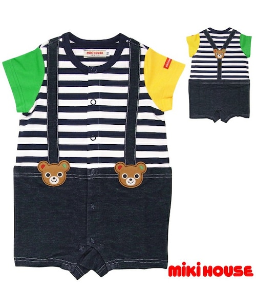 MIKI HOUSE（ミキハウス）の「【ミキハウス】プッチー☆サスペンダー風 