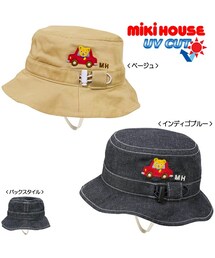 MIKI HOUSE | 【ミキハウス】★UVカット対応★プッチー☆デニムクロッシェ（帽子）(ハット)
