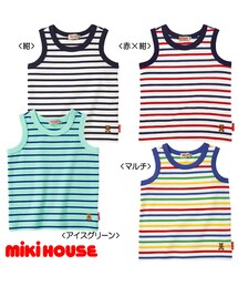 MIKI HOUSE | 【ミキハウス】☆Every Day mikihouse☆ボーダータンクトップ(タンクトップ)