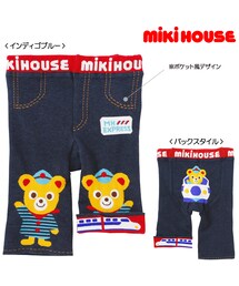 MIKI HOUSE | 【ミキハウス】プッチー＆新幹線☆８分丈スパッツ(レギンス/スパッツ)