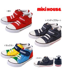 MIKI HOUSE | 【ミキハウス】ロゴ☆キャンバス☆キッズシューズ(スニーカー)
