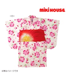 MIKI HOUSE | 【ミキハウス】あじさい柄浴衣（女児用）(浴衣)