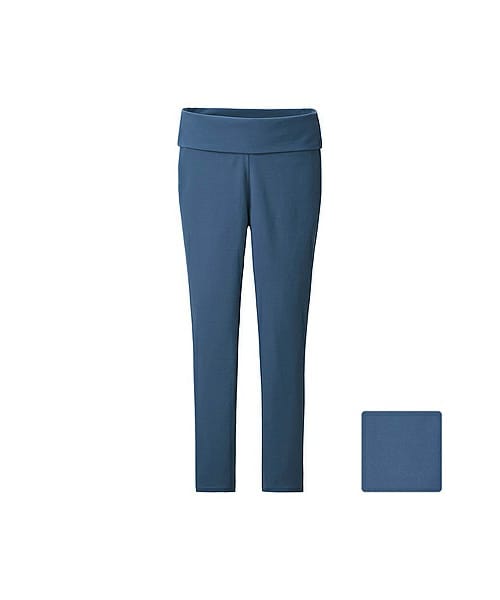 UNIQLO（ユニクロ）の「WOMEN ホールドオーバーレギンス（レギンスパンツ・レディース・DARK GRAY/BLUE/BLACK・S/M/XL/L）」の3枚目の写真