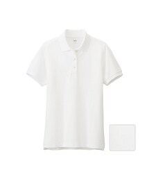 UNIQLO | WOMEN ストレッチカノコポロシャツ（半袖）(ポロシャツ)