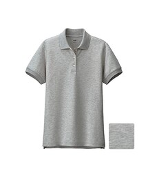 UNIQLO | WOMEN ストレッチカノコポロシャツ（半袖）(ポロシャツ)