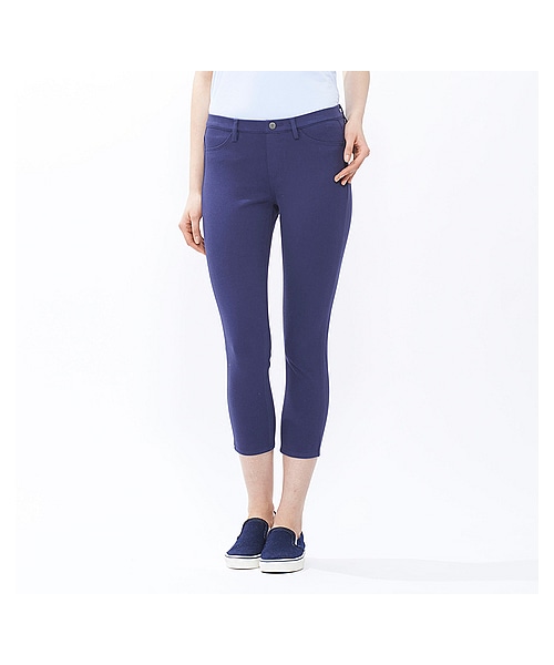 UNIQLO（ユニクロ）の「WOMEN クロップドレギンスパンツ（レギンス/スパッツ・レディース・LIGHT ORANGE/ORANGE/GRAY/BLUE/WHITE/GREEN/BLACK/KHAKI・L/S/M/XL/XXL）」の7枚目の写真