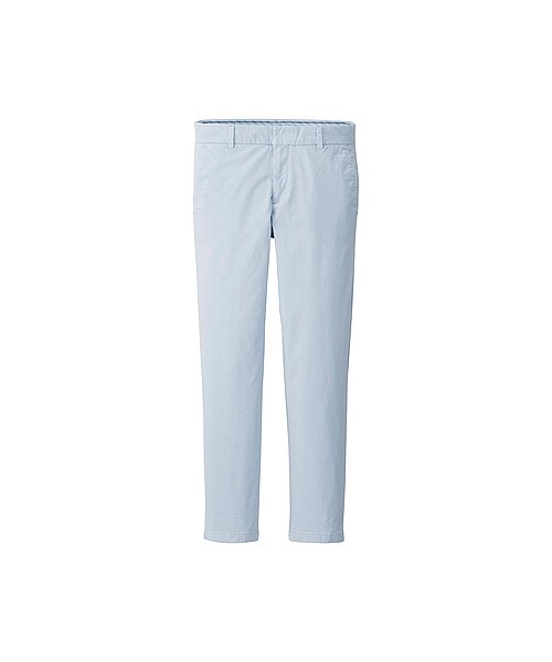 UNIQLO（ユニクロ）の「WOMEN チノパンツ（パンツ(スマートスタイルパンツ)・レディース・BEIGE/WHITE/NAVY/LIGHT BLUE/PINK・73/58/64/82/85/67/61/76/70/79/88）」の4枚目の写真